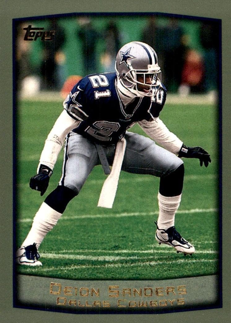 Deion Sanders 1999 topps Topps