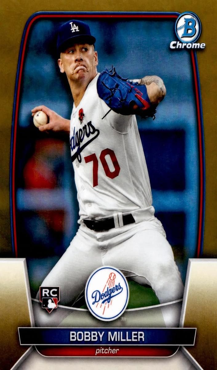 Bobby Miller 2023 bowman Bowman Chrome