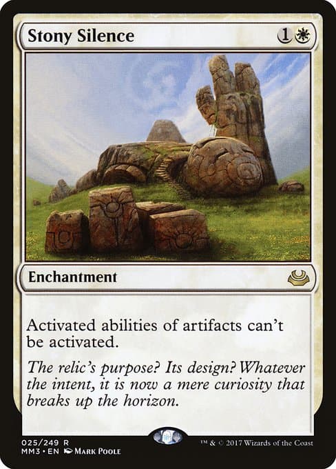 Stony Silence 2017 Magic: The Gathering