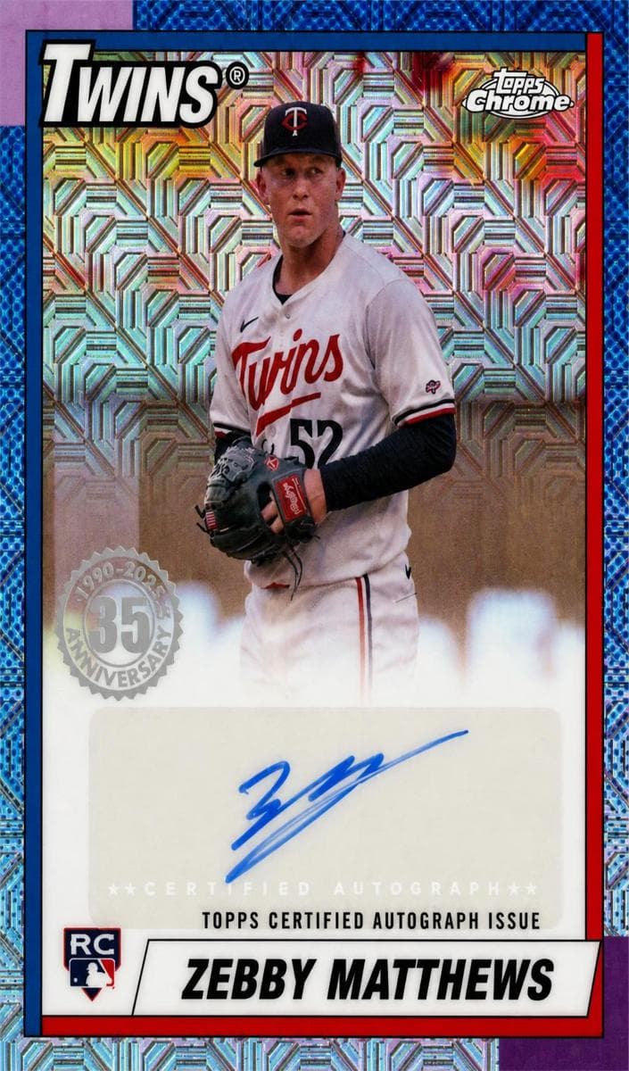 Zebby Matthews 2025 topps Topps