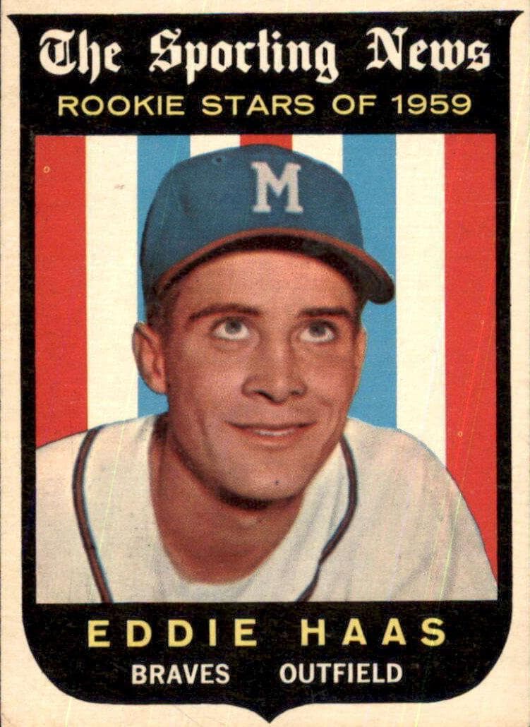 Eddie Haas 1959 topps Topps
