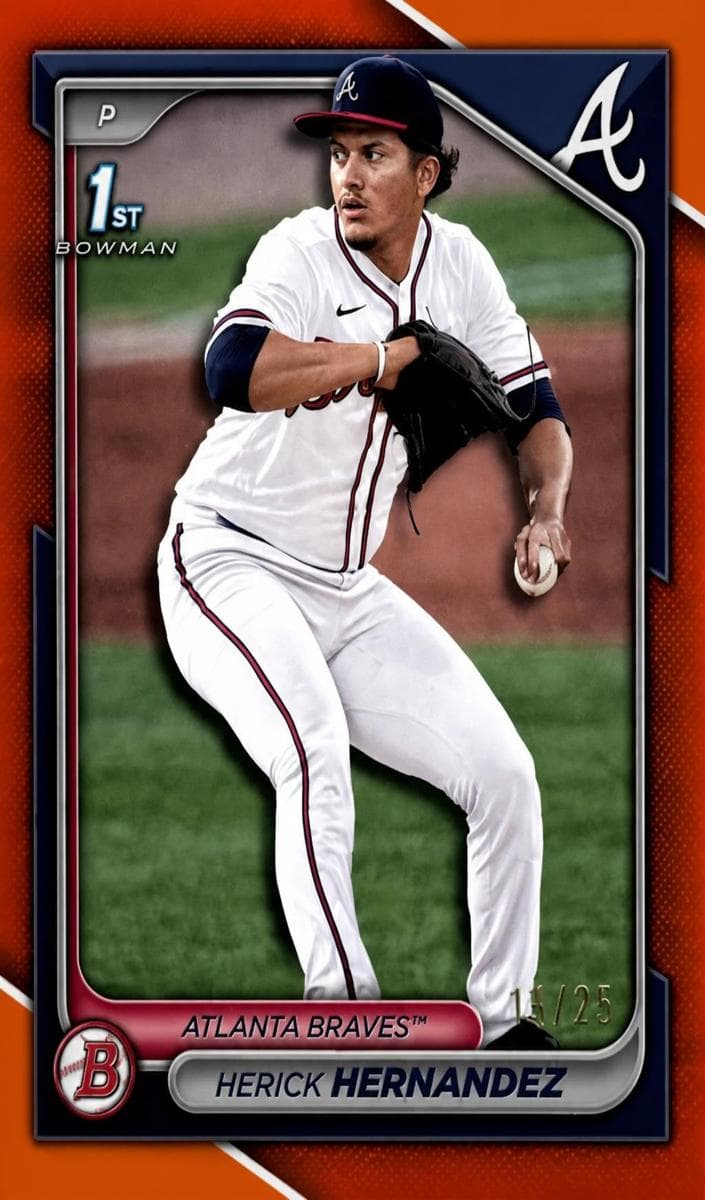 Herick Hernandez 2024 bowman Bowman Draft