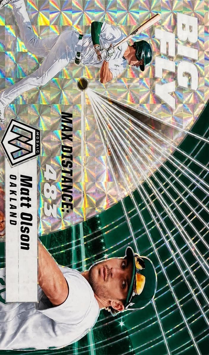 Matt Olson 2021 panini Mosaic