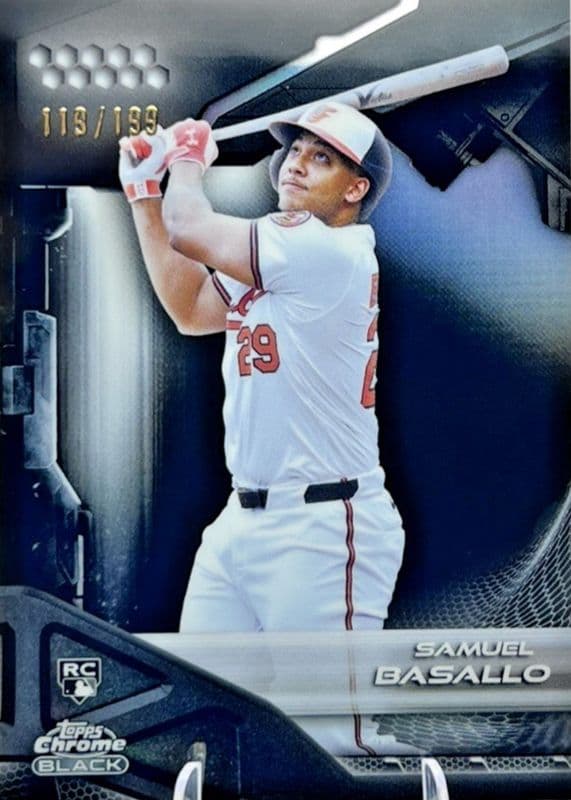 Samuel Basallo 2026 topps Topps Chrome Black