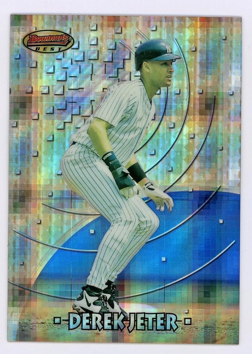 Derek Jeter 1997 unknown Bowman's Best Preview Baseball Atomic Refractor