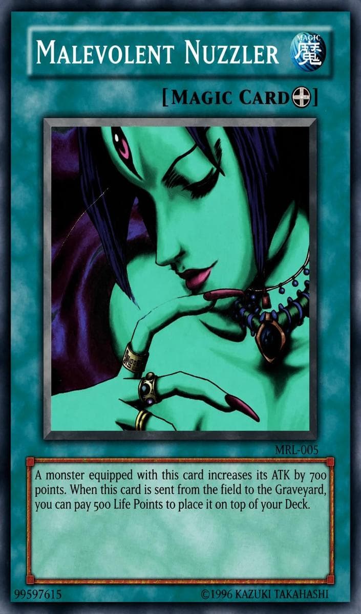 Malevolent Nuzzler 2002 Yu-Gi-Oh! Magic Ruler 1st Edition