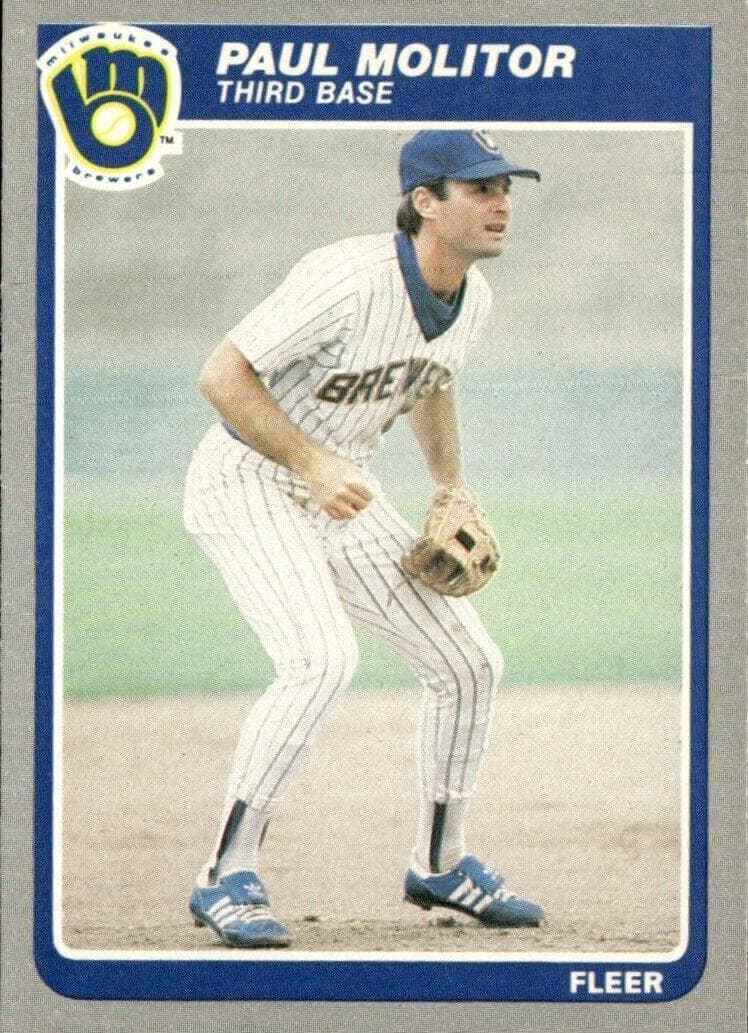 Paul Molitor 1985 fleer Fleer