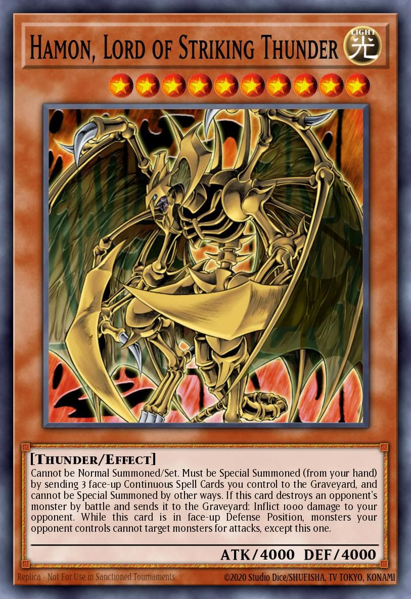 Hamon, Lord of Striking Thunder #SOI-EN002