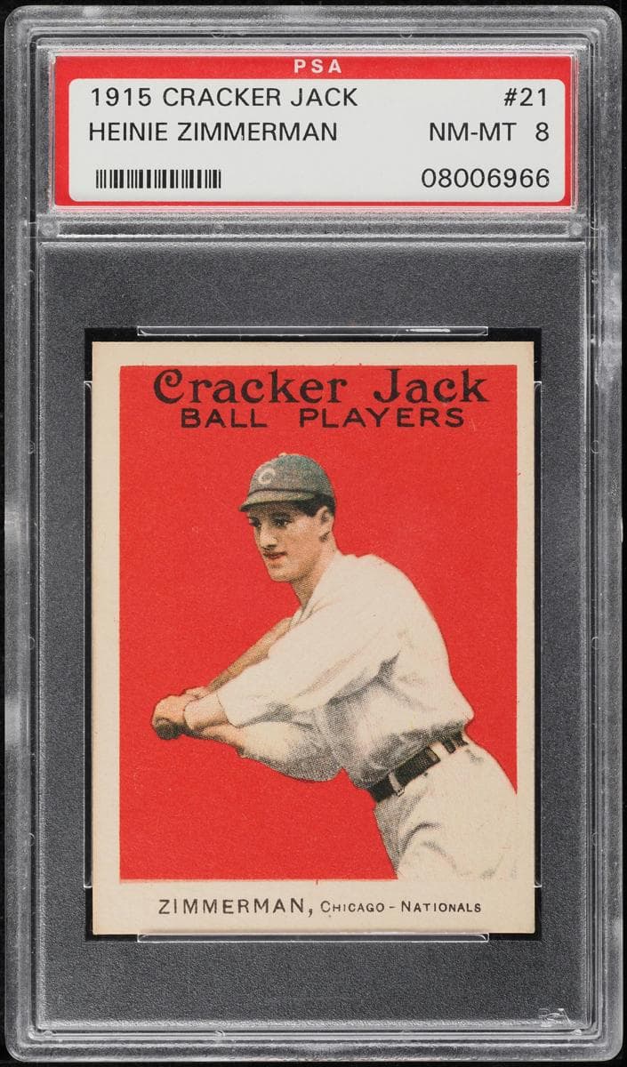 Heinie Zimmerman 1915 unknown Cracker Jack