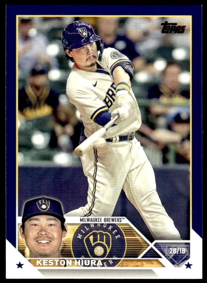 Keston Hiura trading card