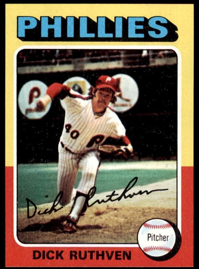 Dick Ruthven 1975 topps Topps