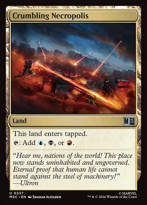 Crumbling Necropolis 2022 Magic: The Gathering New Capenna Commander