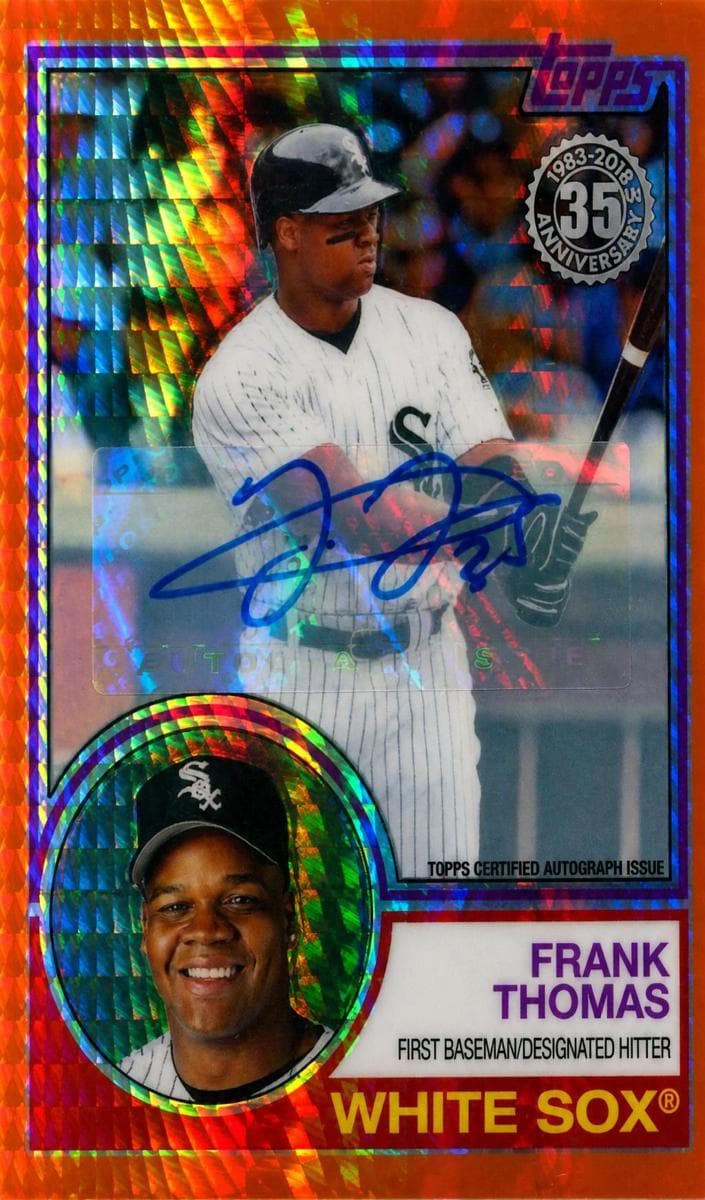 Frank Thomas 2018 topps