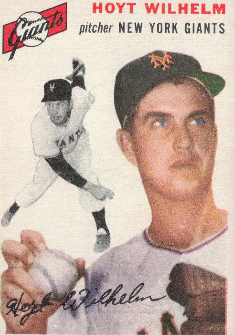 Hoyt Wilhelm 1954 topps Topps Canadian