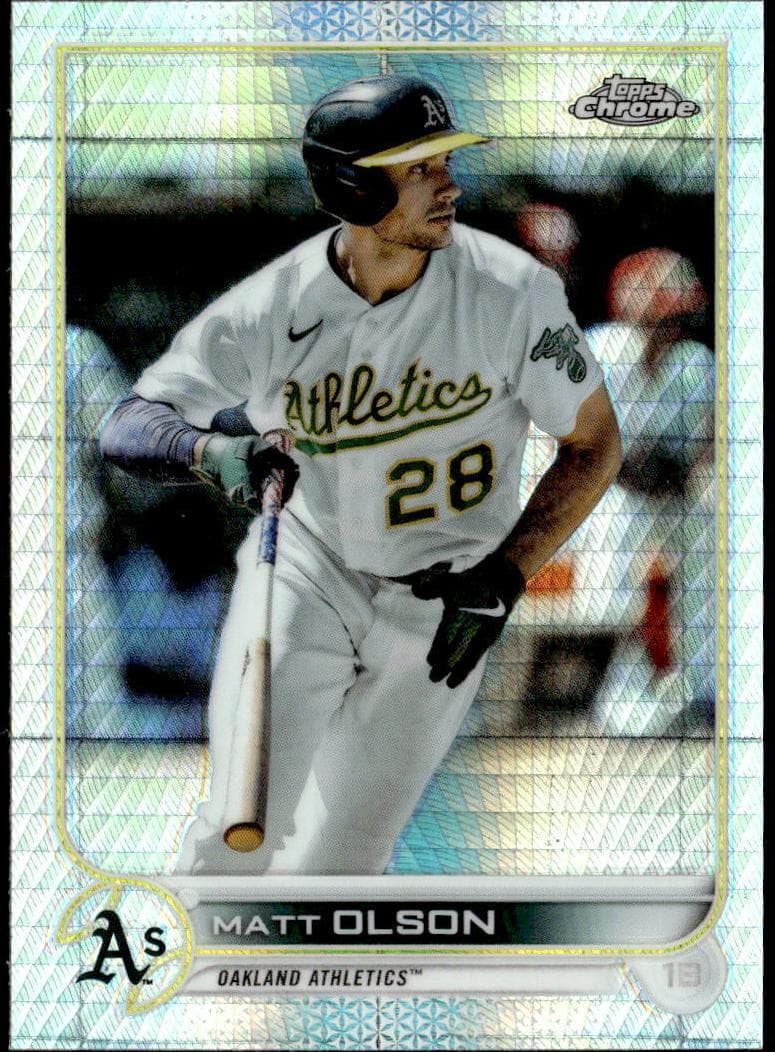 Matt Olson 2022 topps Topps Chrome