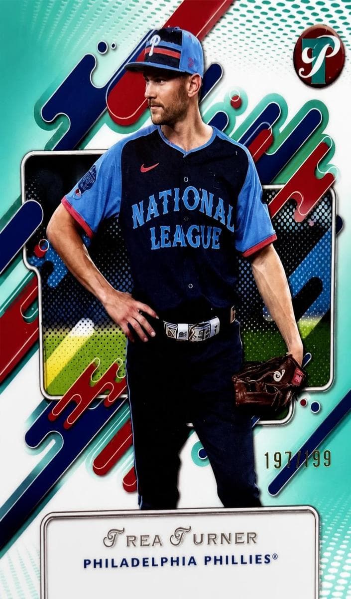 Trea Turner 2025 topps Topps Pristine