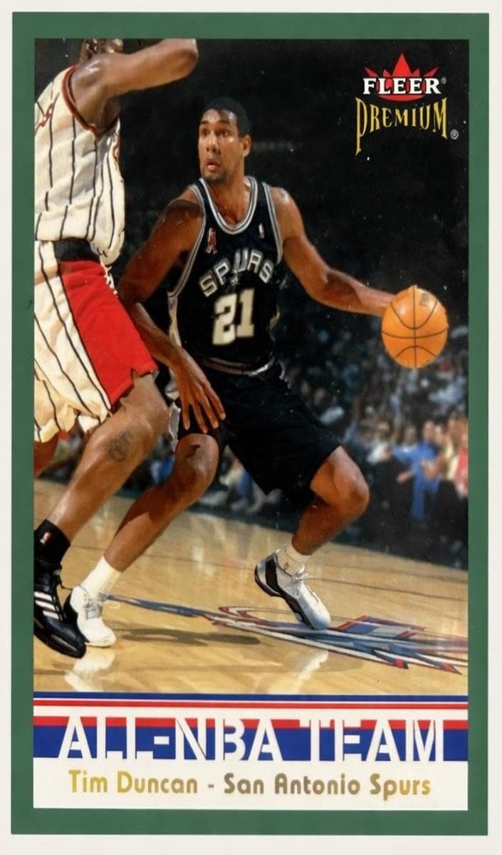 Tim Duncan 2002 fleer