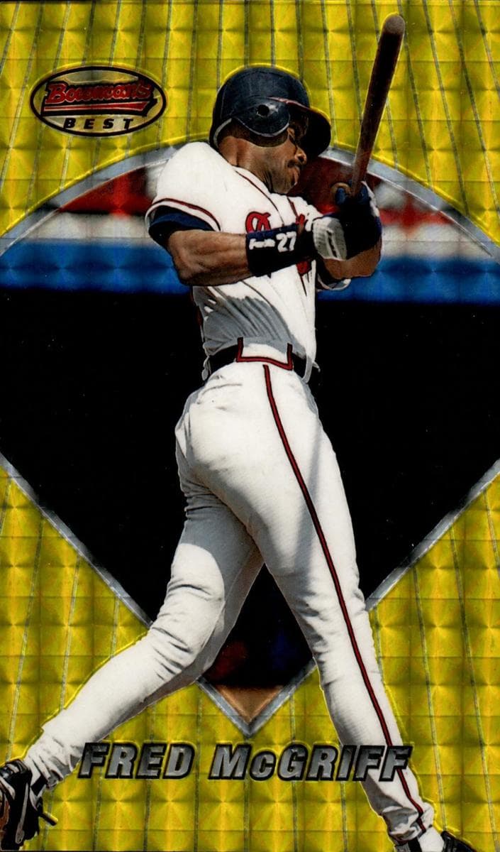 Fred McGriff 1996 bowman Bowman's Best