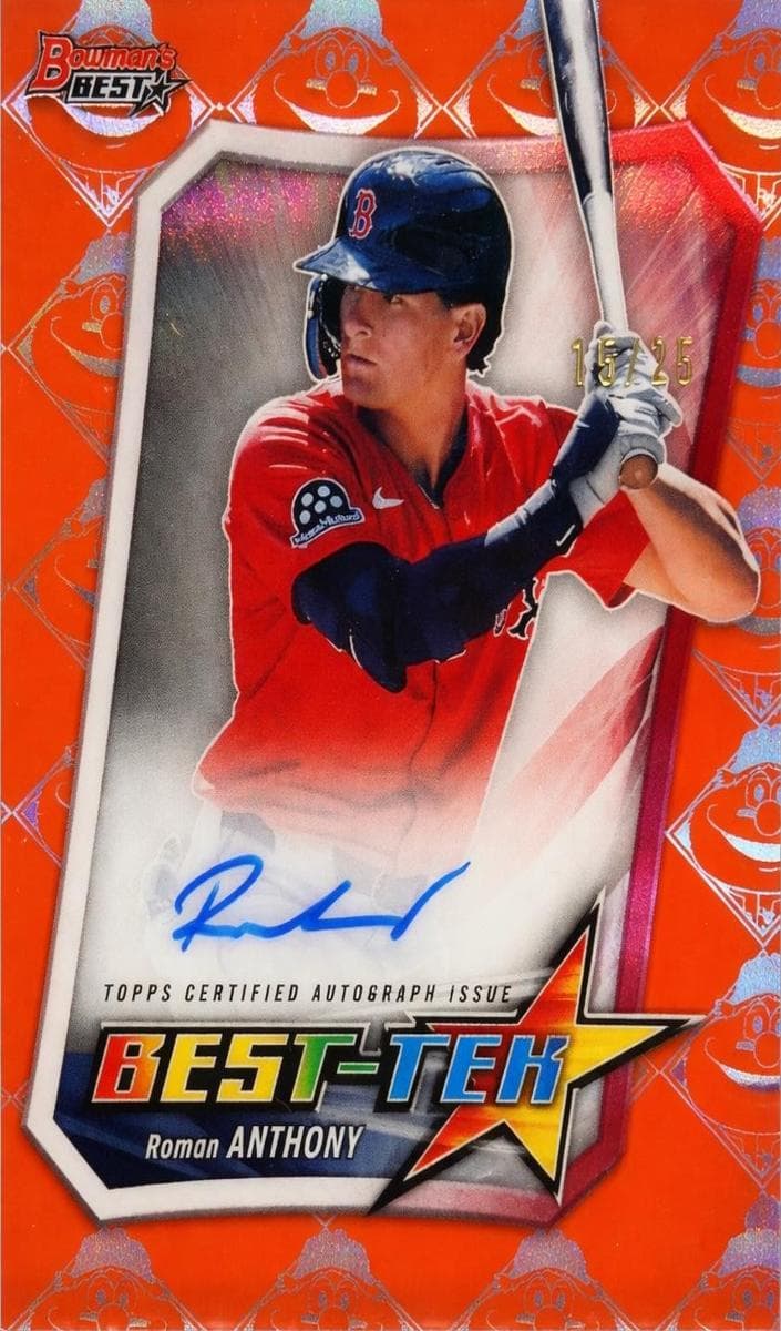 Roman Anthony 2025 bowman Bowman Best