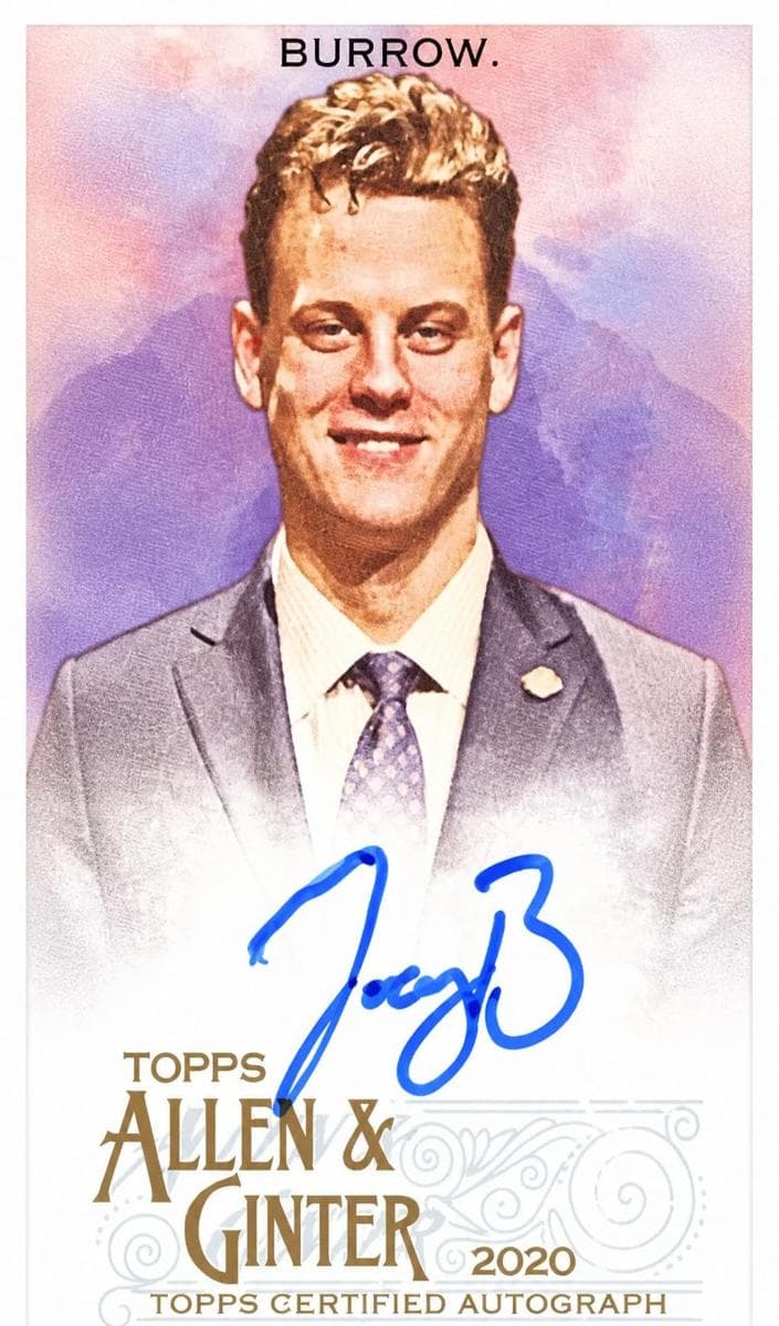 Joe Burrow 2020 topps