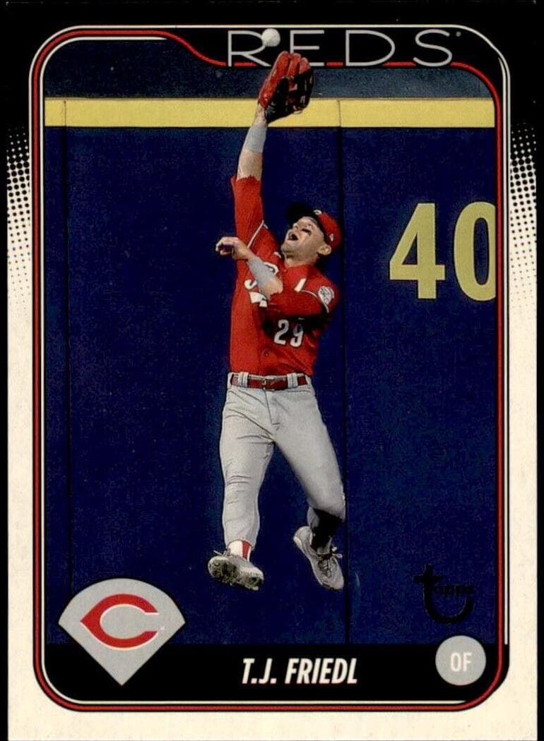 T.J. Friedl trading card