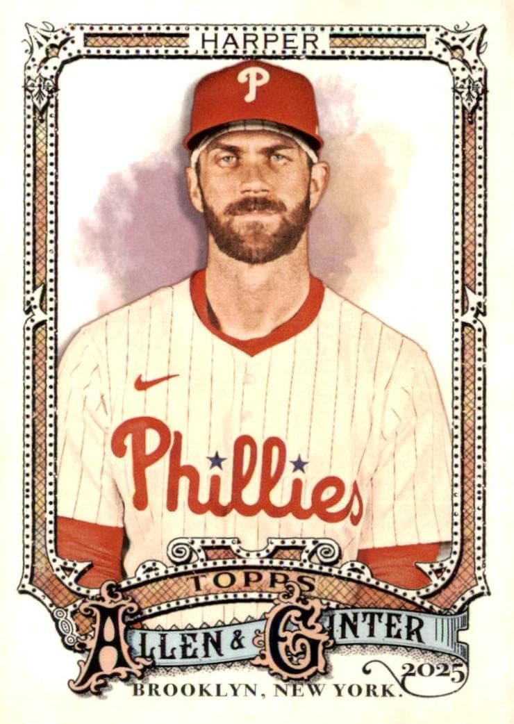 Bryce Harper 2025 topps Topps Allen & Ginter X