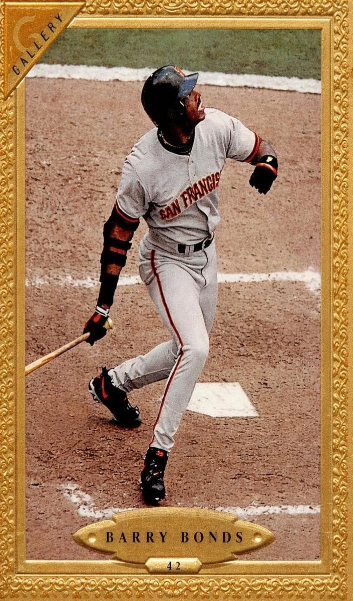 Barry Bonds 1997 topps Topps Gallery