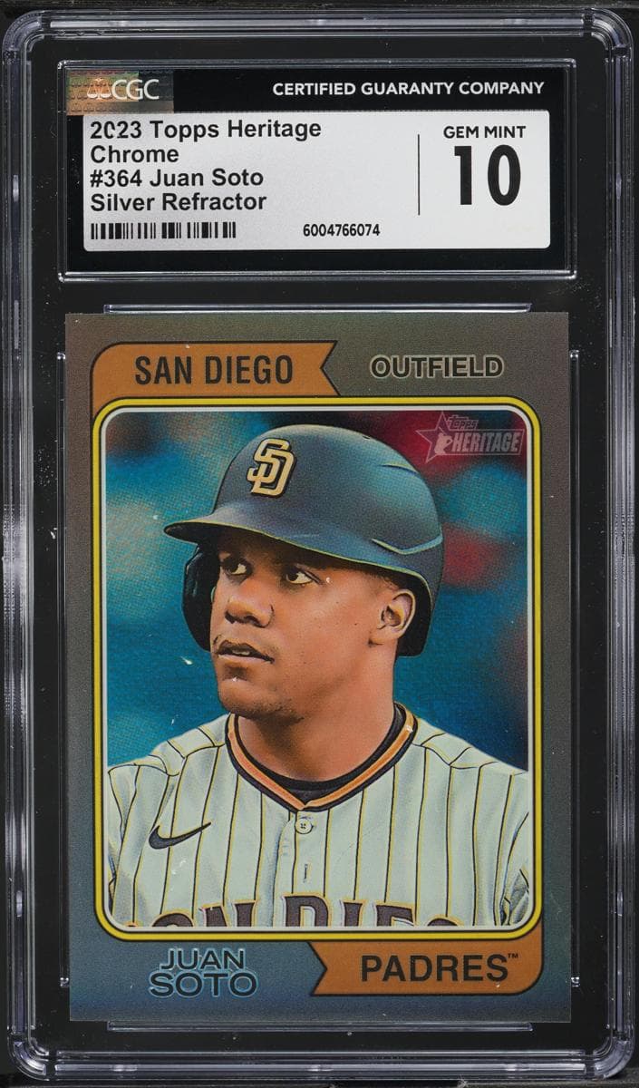 Juan Soto 2023 topps Topps Heritage