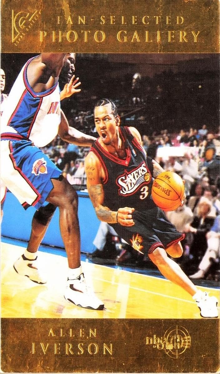 Allen Iverson 1999 topps Topps Gallery