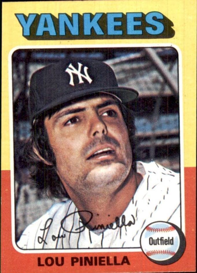 Lou Piniella 1975 topps Topps Mini