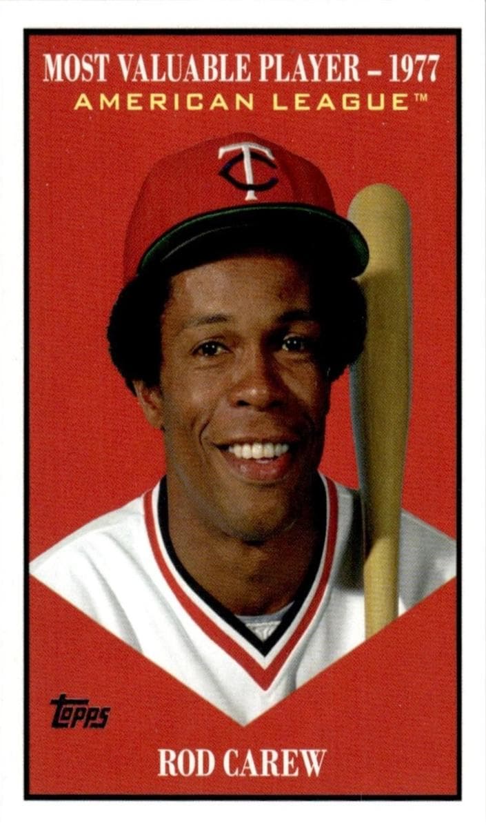 Rod Carew 2025 topps Update Most Valuable