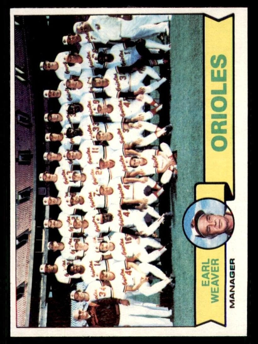 Baltimore Orioles / Earl Weaver 1979 topps Topps