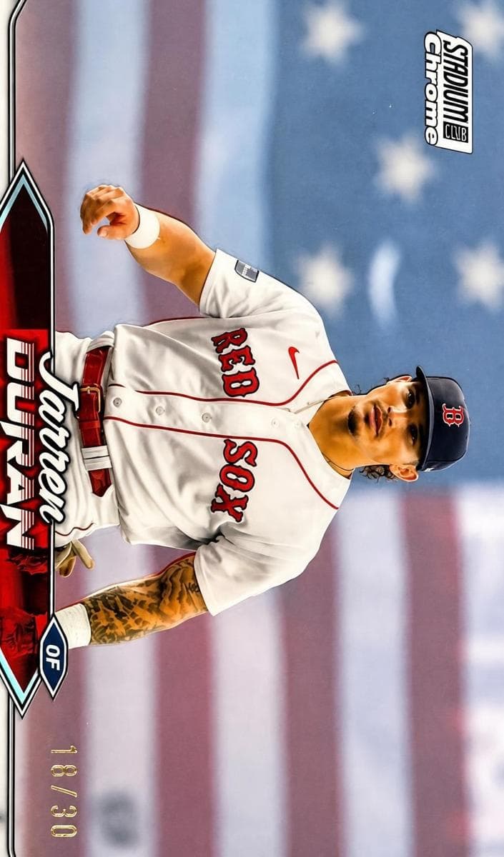 Jarren Duran 2024 topps Stadium Club