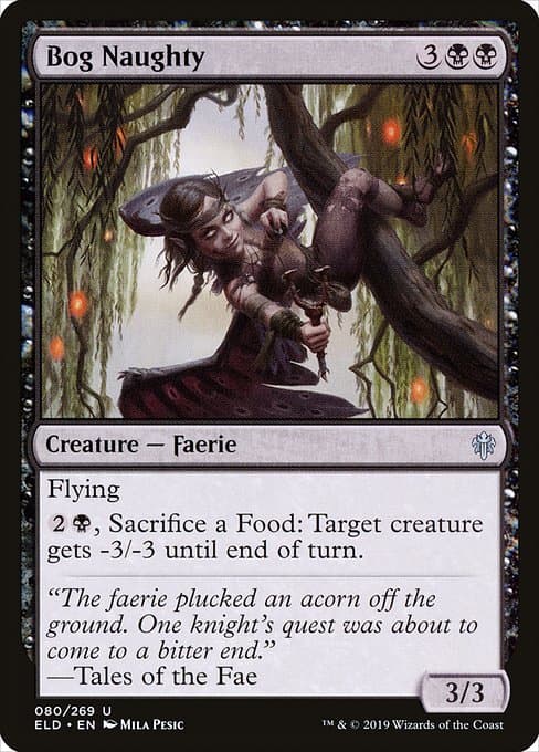 Bog Naughty 2019 Magic: The Gathering Throne of Eldraine