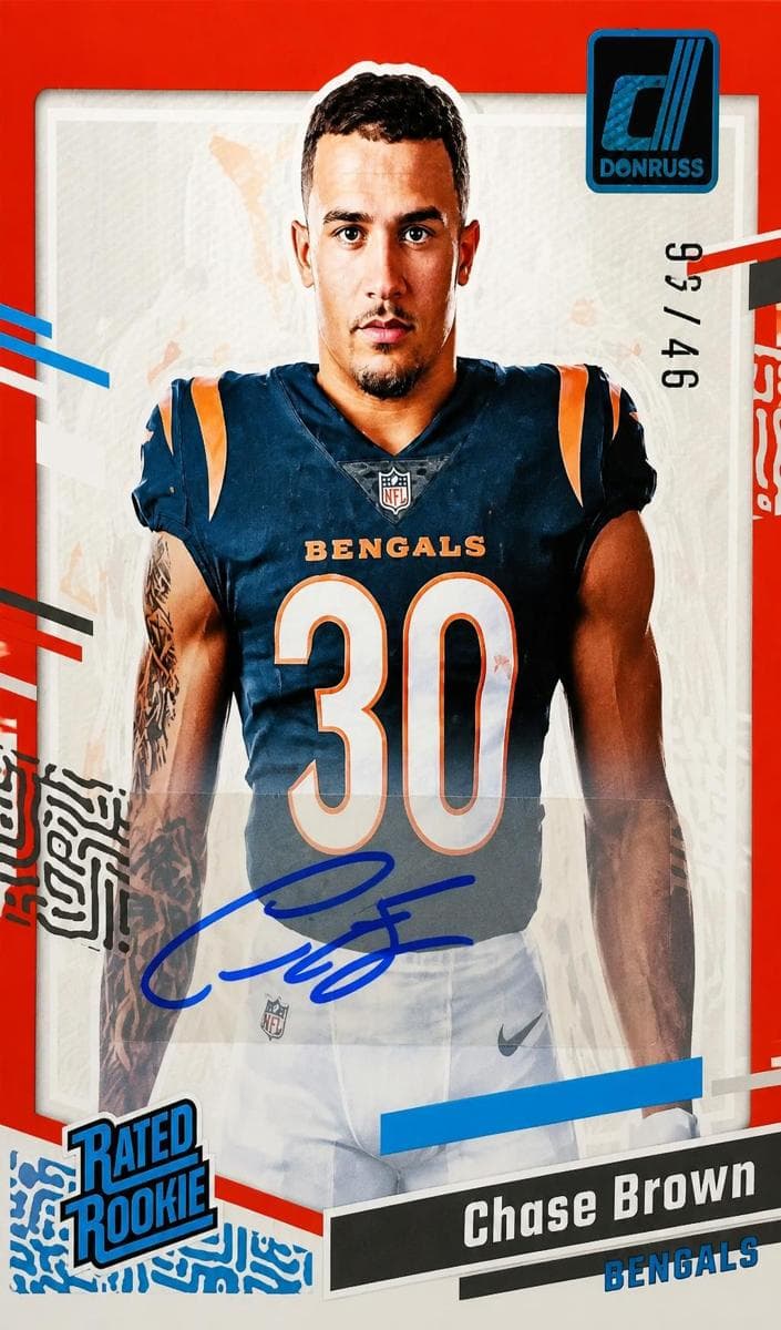 Chase Brown 2023 panini Panini Donruss