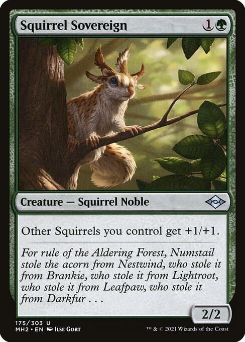Squirrel Sovereign 2024 Magic: The Gathering Bloomburrow Commander
