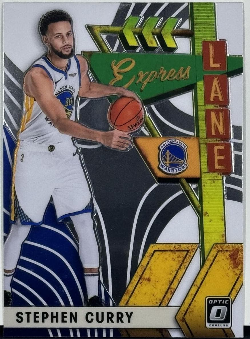 Stephen Curry 2019 panini Donruss Optic