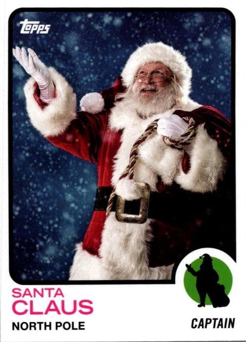Santa Claus 2025 topps Topps Holiday