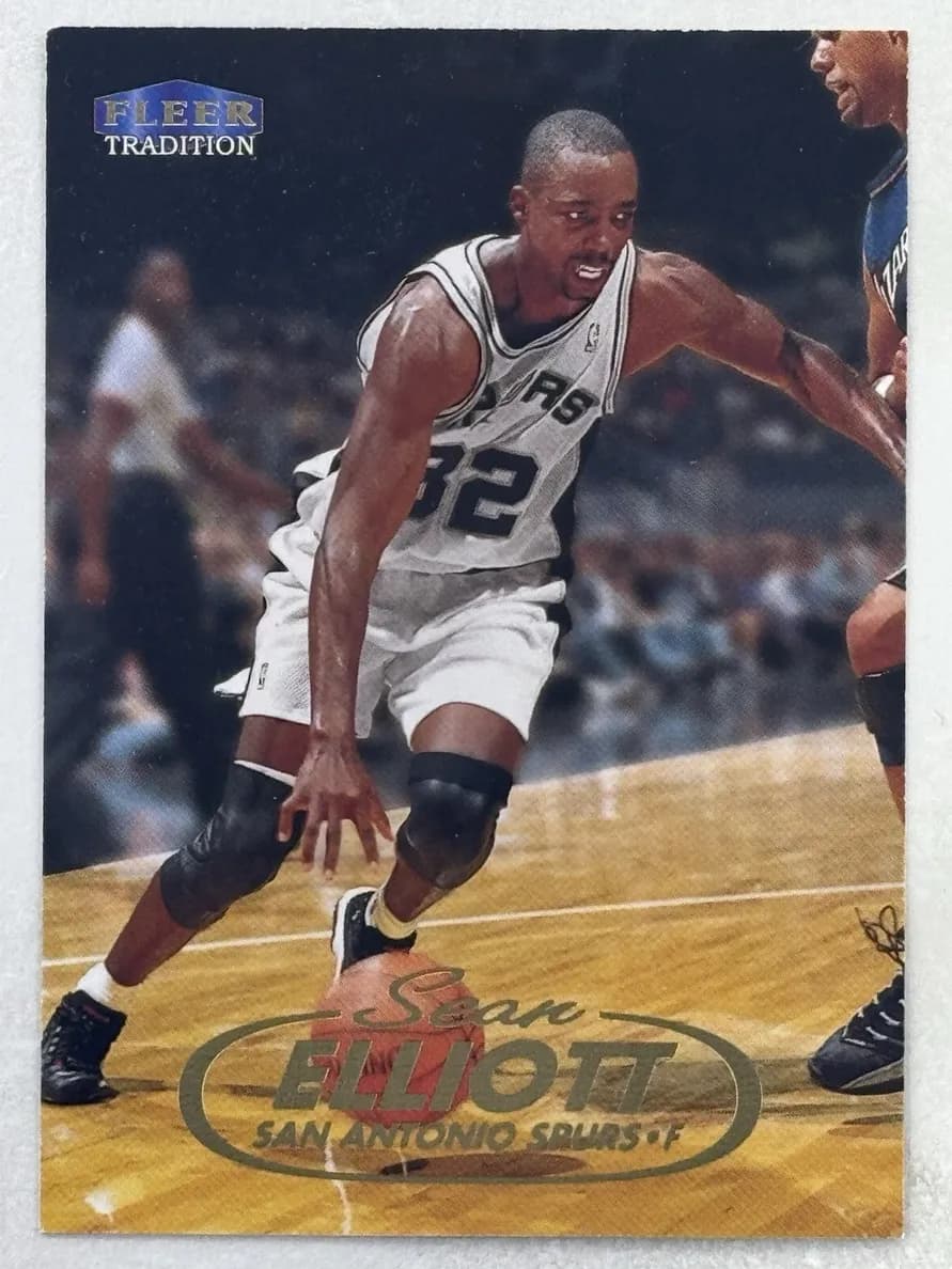 Sean Elliott 1998 fleer Fleer Tradition