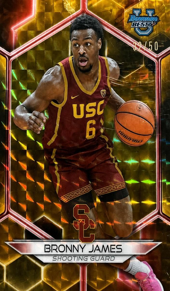 Bronny James 2023 bowman
