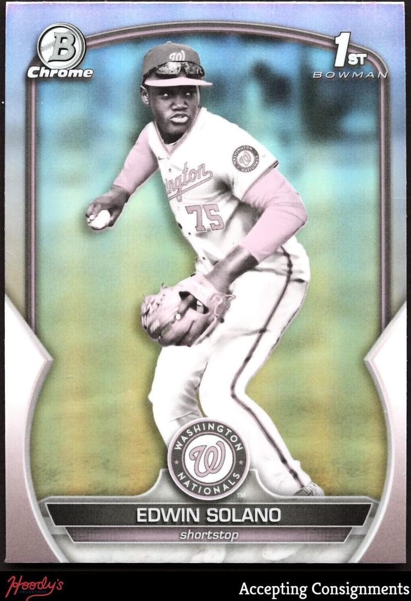Edwin Solano trading card