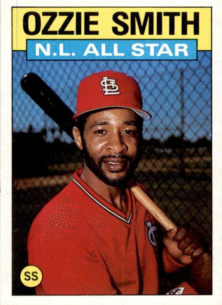 Ozzie Smith 1986 topps
