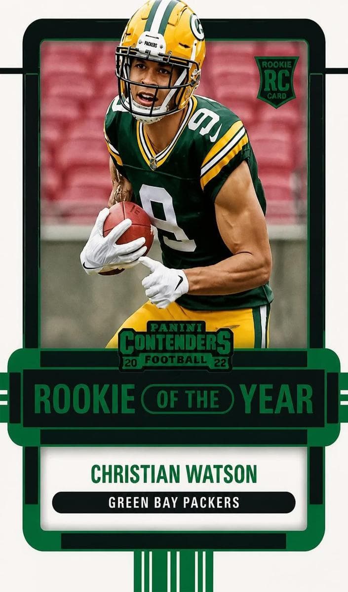 Christian Watson 2022 panini Panini Contenders