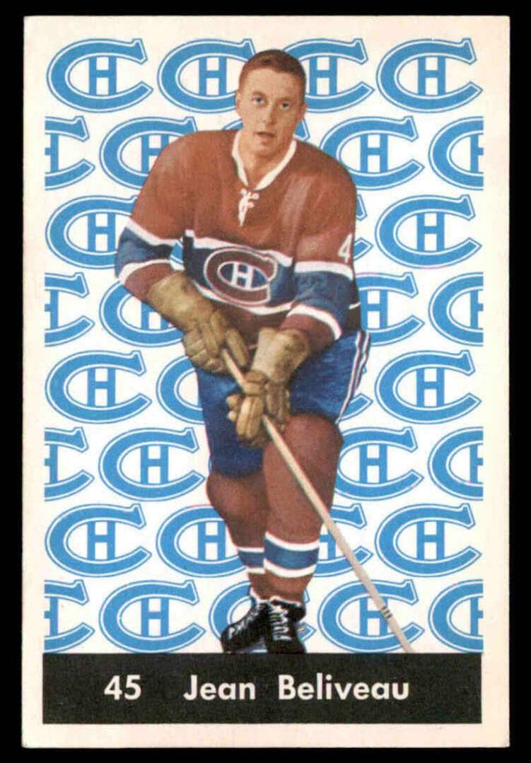 Jean Beliveau 1961 unknown Parkhurst