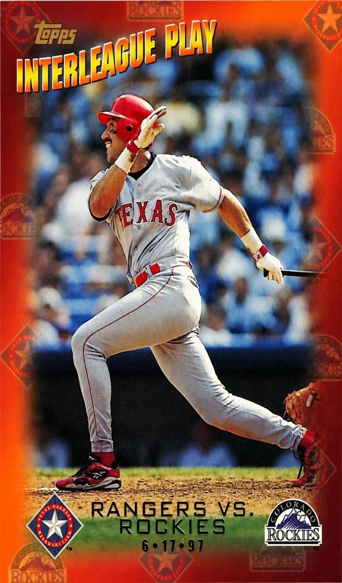 Juan Gonzalez 1998 topps Topps