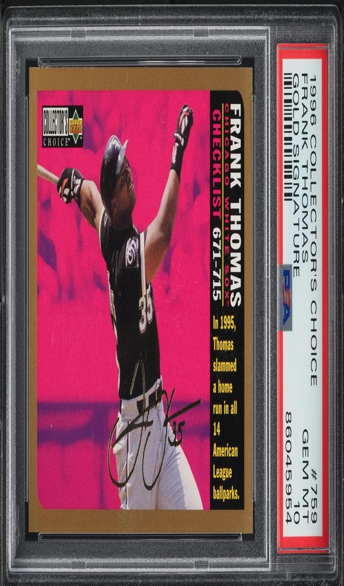 Frank Thomas 1996 unknown Collector's Choice