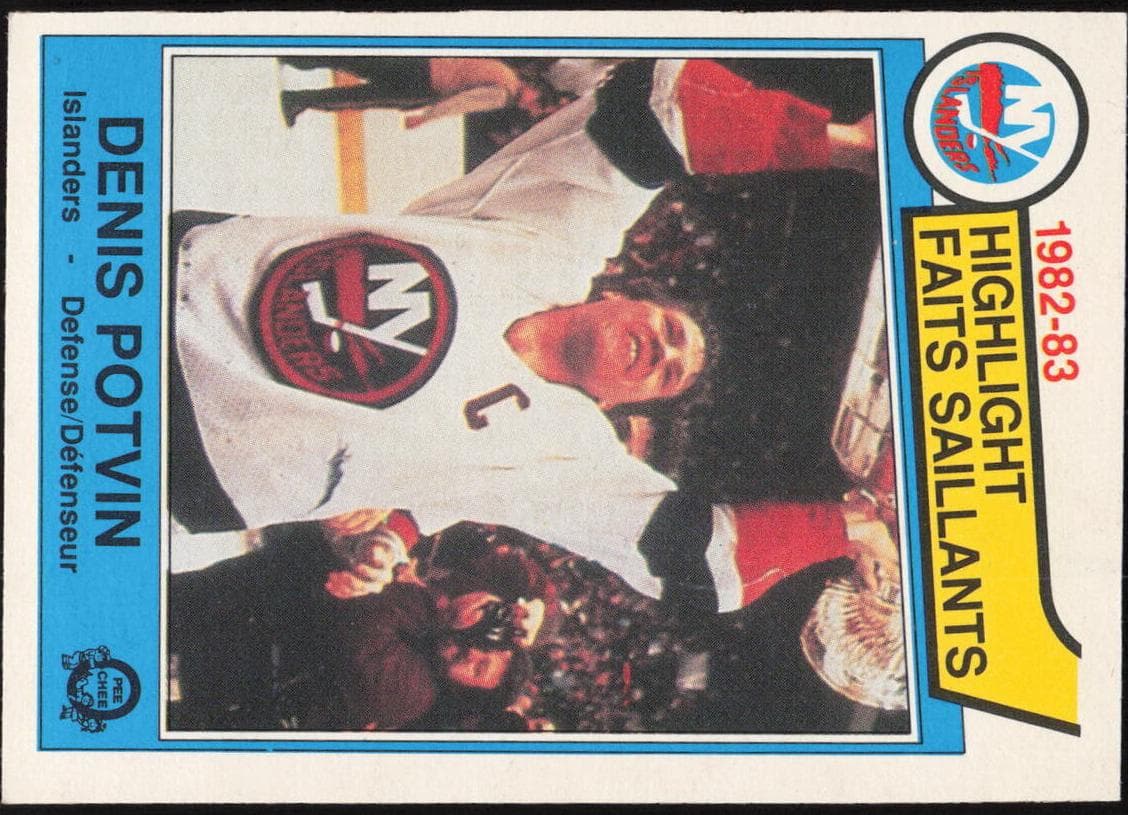 Denis Potvin 1983 topps O-Pee-Chee