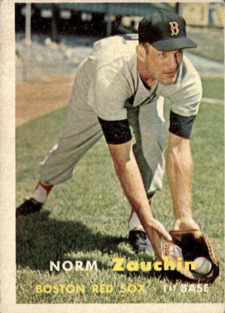 Norm Zauchin 1957 topps Topps