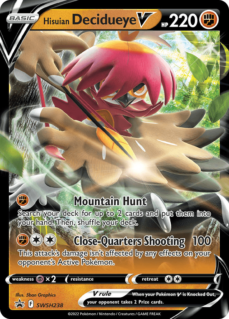 Hisuian Decidueye V 2022 Pokemon