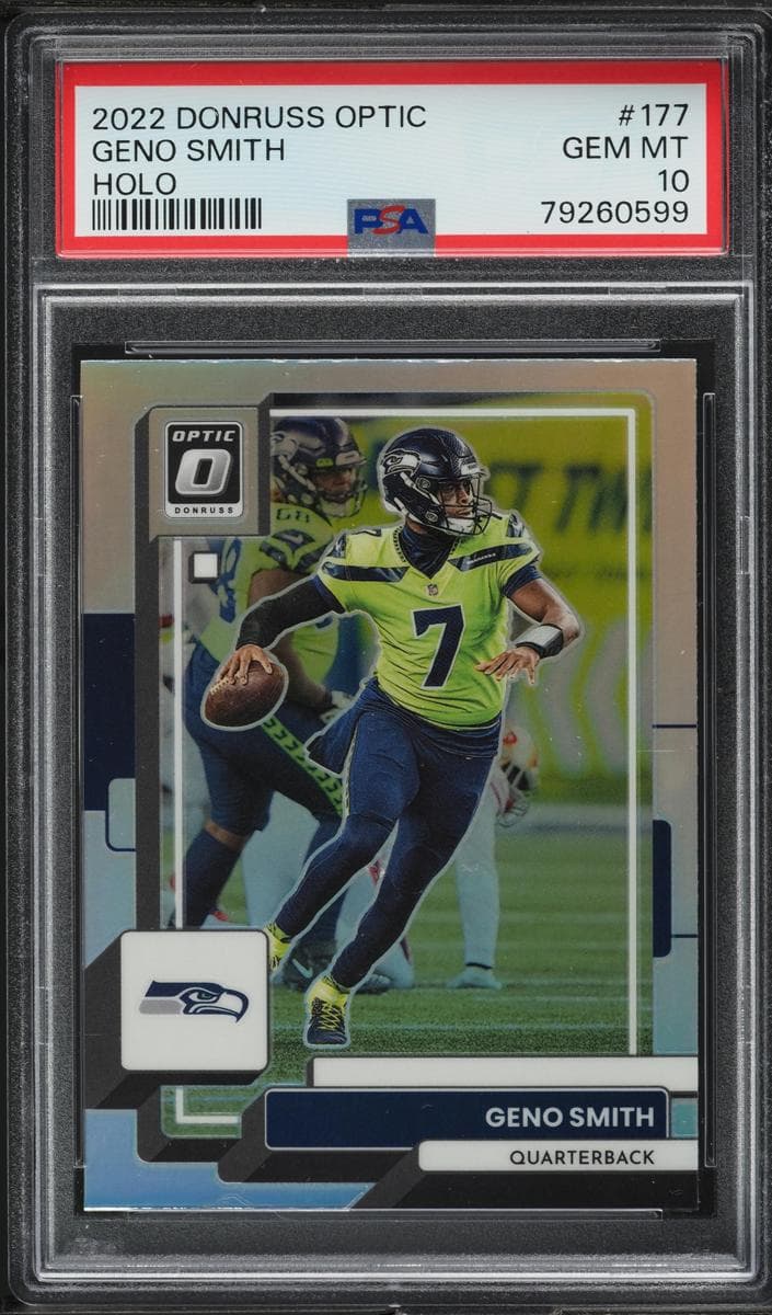 Geno Smith 2022 panini Donruss Optic